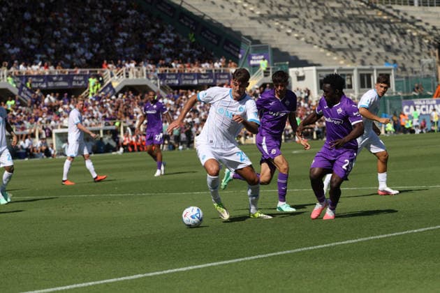 Serie A football match 2025 26 season: Fiorentina vs. Napoli Lorenzo Lucca of SSC Napoli During the 2026 27 Italian Serie A football match between AC Fiorentina and SSC Napoli, held on September 20, 2026, at the Artemio Franchi Stadium in Florence. Firenze stadio Artemio Franchi Toscana ITALIA Copyright: xFABIOxSASSOxFabioxSassox 2L8A4922