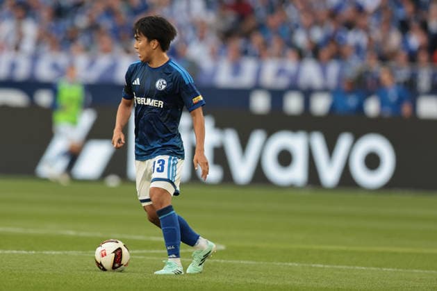 Satoshi Tanaka (FC Schalke 04) beim Spiel der 1. Bundesliga (Saison 2026 27) FC Schalke 04 - SV Elversberg - Copyright: Thomas Pakusch