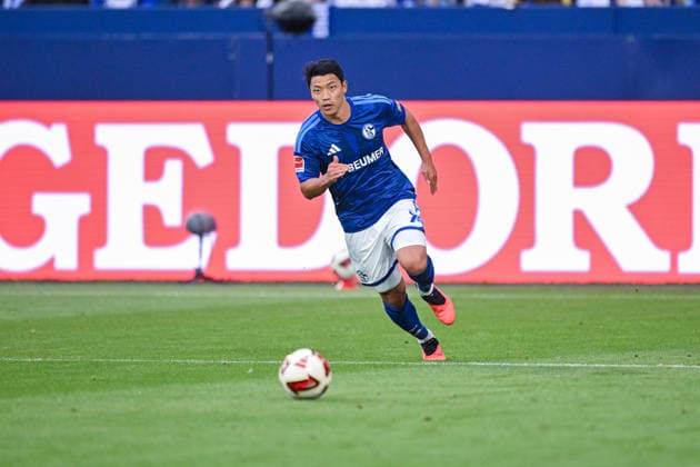 20.09.2026, Fussball, Saison 2026 2027, Bundesliga, FC Schalke 04 - SV Elversberg, Hee-chan Hwang (FC Schalke 04) xRHR-FOTO YYx Copyright: KROEGER RHR-FOTOx RHR-FOTO YY