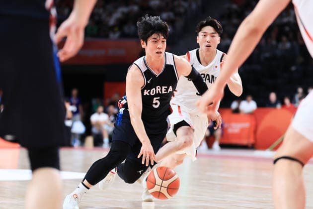 Junhyeong Byeon (KOR), SEPTEMBER 20, 2026 - Basketball : Men s Final between Japan - South Korea at Aichi International Arena during the Asian Games Aichi-Nagoya 2026 in Aichi, Japan.  aflo_349547583 KyoxKikuchix