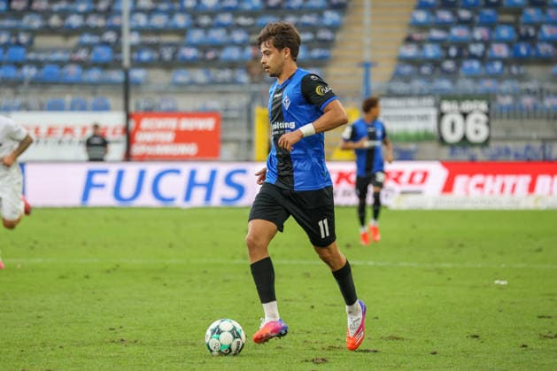 Masca (SV Waldhof Mannheim, 11) Fussball: 3. Liga, 7. Spieltag, SV Waldhof Mannheim vs. SC Preußen Münster am 20.09.2026 in Mannheim (Carl-Benz-Stadion), Deutschland 2026 Franz Reindel Mannheim Carl-Benz-Stadion Deutschland Copyright: xFranzxReindelx