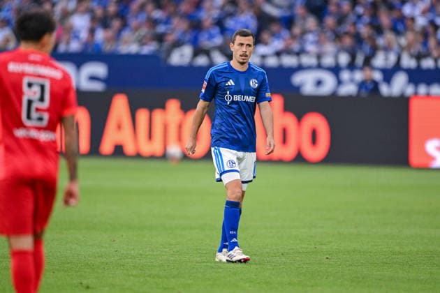 20.09.2026, Fussball, Saison 2026 2027, Bundesliga, FC Schalke 04 - SV Elversberg, Ron Schallenberg (FC Schalke 04) xRHR-FOTO YYx Copyright: KROEGER RHR-FOTOx RHR-FOTO YY