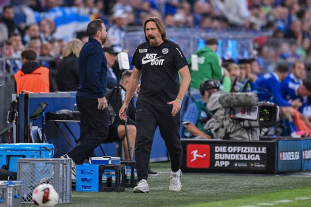 20.09.2026, Fussball, Saison 2026 2027, Bundesliga, FC Schalke 04 - SV Elversberg, Trainer Vincent Wagner (SV Elversberg) xRHR-FOTO YYx Copyright: KROEGER RHR-FOTOx RHR-FOTO YY
