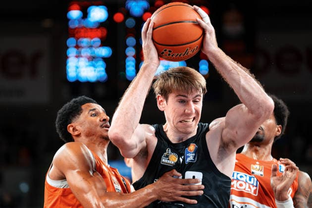 Nr. 42, Rutherford Thomas, MHP Riesen Ludwigsburg Ratiopharm Ulm vs. MHP RIESEN Ludwigsburg, Basketball, 1. Bundesliga, Spieltag 1, Saison 2026 2027, 20.09.2026 Ratiopharm Ulm vs. MHP RIESEN Ludwigsburg, Basketball, 1. Bundesliga, Spieltag 1, Saison 2026 2027, 20.09.2026 Ulm Copyright: xEibner-Pressefotox EP_FBR