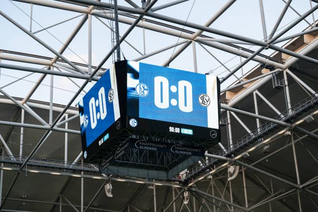 20.09.2026, GER, 1. Bundesliga, 4. Spieltag, FC Schalke 04 vs SV Elversberg Endergebnis 0:0 Gelsenkirchen VELTINS-Arena Gelsenkirchen Deutschland Copyright: xnordphotoxGmbHx xChristianxSchulzex