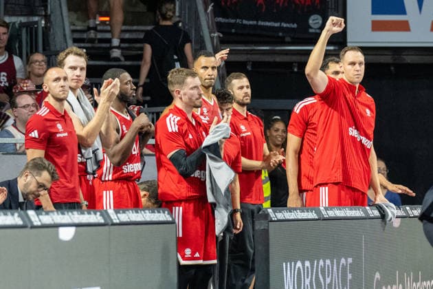Das Team FC Bayern Basketball , FC Bayern Basketball - BMA365 Bamberg Baskets, BBL, 1. Spieltag, 20.09.2026 Muenchen Bayern Deutschland