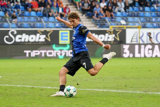 Lovis Bierschenk (SV Waldhof Mannheim, 7) Fussball: 3. Liga, 7. Spieltag, SV Waldhof Mannheim vs. SC Preußen Münster am 20.09.2026 in Mannheim (Carl-Benz-Stadion), Deutschland 2026 Franz Reindel Mannheim Carl-Benz-Stadion Deutschland Copyright: xFranzxReindelx