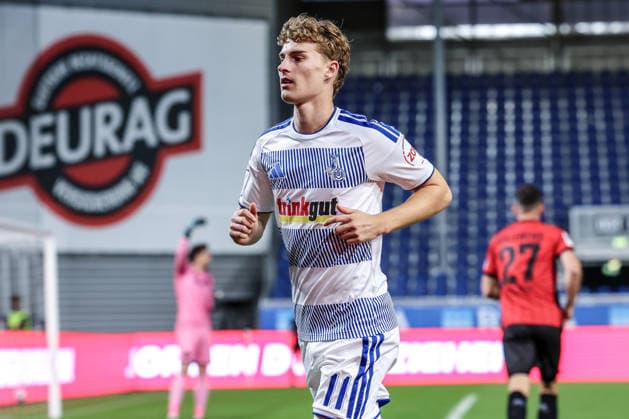 Fussball, 3.Liga Saison 2026 2027 7.Spieltag SV Wehen Wiesbaden - MSV Duisburg 20.09.2026, BRITA-Arena Dominik Kother (MSV Duisburg, 11) Wiesbaden BRITA-Arena Hessen Deutschland