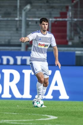 Fussball, 3.Liga Saison 2026 2027 7.Spieltag SV Wehen Wiesbaden - MSV Duisburg 20.09.2026, BRITA-Arena Tobias Fleckstein (MSV Duisburg, 5) Wiesbaden BRITA-Arena Hessen Deutschland
