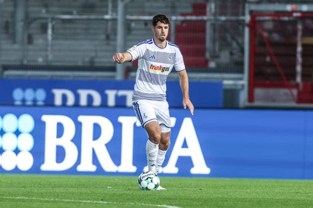 Fussball, 3.Liga Saison 2026 2027 7.Spieltag SV Wehen Wiesbaden - MSV Duisburg 20.09.2026, BRITA-Arena Tobias Fleckstein (MSV Duisburg, 5) Wiesbaden BRITA-Arena Hessen Deutschland