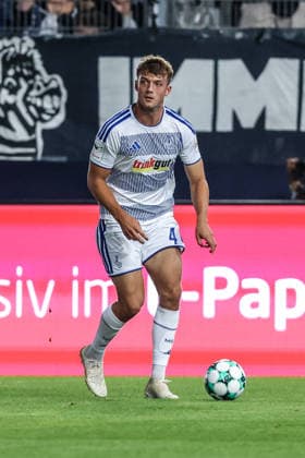 Fussball, 3.Liga Saison 2026 2027 7.Spieltag SV Wehen Wiesbaden - MSV Duisburg 20.09.2026, BRITA-Arena Ben Schlicke (MSV Duisburg, 40) Wiesbaden BRITA-Arena Hessen Deutschland