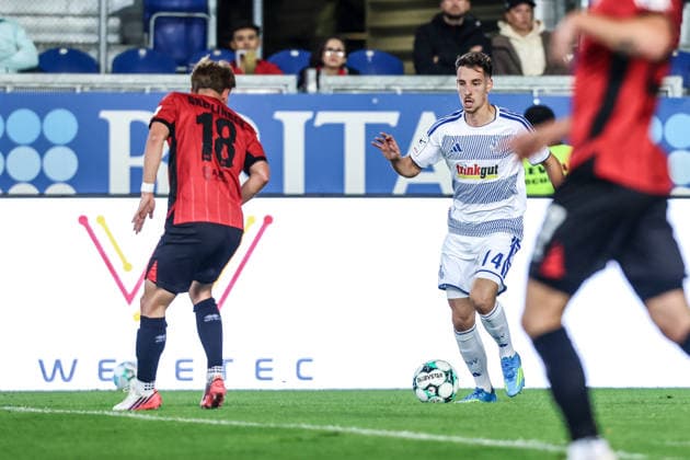 Fussball, 3.Liga Saison 2026 2027 7.Spieltag SV Wehen Wiesbaden - MSV Duisburg 20.09.2026, BRITA-Arena Conor Noß (MSV Duisburg,14) Wiesbaden BRITA-Arena Hessen Deutschland