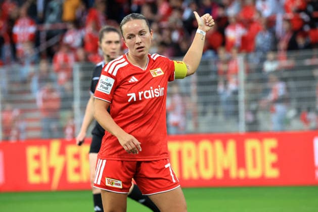20.09.2026, GER Deutschland, Fussball, 1.Fussballbundesliga, Frauen, 2026 2027, Alte Foersterei, 1.FC Union vs. RB Leibzig Lisa Heiseler C ( 1.FC Union Berlin 7 ) 1. Liga: DFB DFL regulations prohibit any use of photographs as image sequences and or quasi-video) nordphoto GmbH Engler Berlin Stadion Alte Foersterei Berlin Deutschland Copyright: xNordphotox xEnglerx
