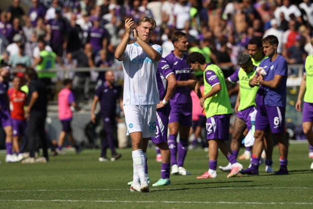 September 20, 2026, Firenze, Toscana, ITALIA: Rasmus Hojlund of SSC Napoli During the 2026 27 Italian Serie A football match between AC Fiorentina and SSC Napoli, held on September 20, 2026, at the Artemio Franchi Stadium in Florence. Firenze ITALIA - ZUMAs236 20260920_aap_s236_063 Copyright: xFabioxSassox