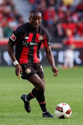 LEVERKUSEN - Moussa Diaby of Bayer Leverkusen controls the ball during the Bundesliga match between Bayer 04 Leverkusen and RB Leipzig at the BayArena on September 20, 2026, in Leverkusen, Germany. MARCEL TER BALS ANP Bundesliga 2026 27 xVIxANPxSportx xMarcelxterxBalsxIVx 569430694 originalFilename: 569430694.jpg