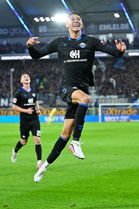 Paderborn, Home-Deluxe-Arena, 20.09.26, GER, Herren, 1.Bundesliga, Saison 2026-2027, SC Paderborn 07 - TSG 1899 Hoffenheim Bild: DFL regulations prohibit any use of photographs as image sequences and or quasi-video. Nordrhein-Westfalen Deutschland