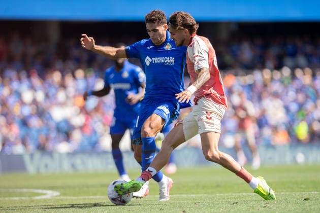 ESP: LaLiga EA Sports Getafe CF v Malaga Angel Recio of Malaga during LaLiga EA Sports between Getafe CF v Malaga played at Coliseum Stadium in Getafe on September 20, 2026 in Spain Getafe Spain Futbol Copyright: xAgenciaxLOFx