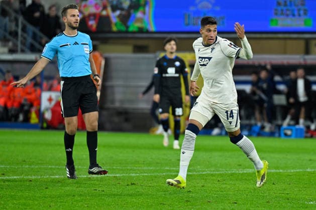 Paderborn, Home-Deluxe-Arena, 20.09.26, GER, Herren, 1.Bundesliga, Saison 2026-2027, SC Paderborn 07 - TSG 1899 Hoffenheim Bild: DFL regulations prohibit any use of photographs as image sequences and or quasi-video. Nordrhein-Westfalen Deutschland