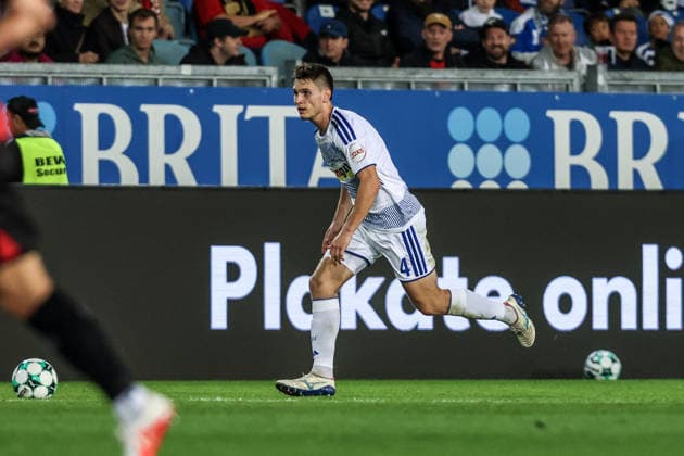 Fussball, 3.Liga Saison 2026 2027 7.Spieltag SV Wehen Wiesbaden - MSV Duisburg 20.09.2026, BRITA-Arena Martin Ens (MSV Duisburg, 4) Wiesbaden BRITA-Arena Hessen Deutschland