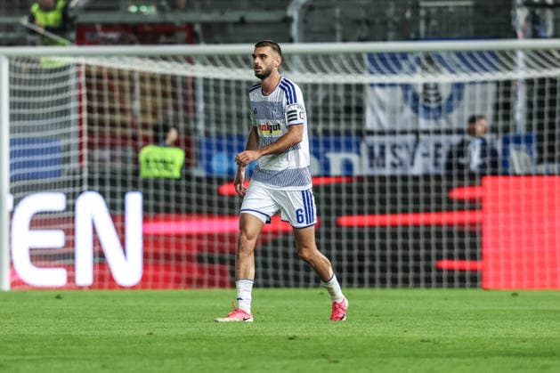 Fussball, 3.Liga Saison 2026 2027 7.Spieltag SV Wehen Wiesbaden - MSV Duisburg 20.09.2026, BRITA-Arena Rasim Bulic (MSV Duisburg, 6) Wiesbaden BRITA-Arena Hessen Deutschland