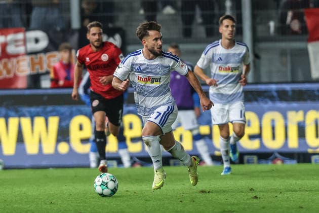 Fussball, 3.Liga Saison 2026 2027 7.Spieltag SV Wehen Wiesbaden - MSV Duisburg 20.09.2026, BRITA-Arena Can Coskun (MSV Duisburg, 27) Wiesbaden BRITA-Arena Hessen Deutschland