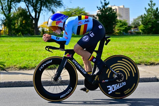 Remco EVENEPOEL ITT, Einzelzeitfahren 2026 Road cycling, Rad, Radsport, Strasse World Championships Montreal Remco EVENEPOEL Belgium, Belgien Individual Time Trial (ITT) 39,2km. 2026 UCI Road World Championships in Montreal, Canada. The Road World Championships mark the 99th edition of the annual global competition in road cycling. Einzelzeitfahren. UCI-Straßenweltmeisterschaften (Rad WM, Straßenrad-Weltmeisterschaften)