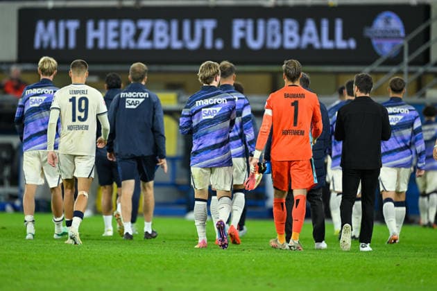 Paderborn, Home-Deluxe-Arena, 20.09.26, GER, Herren, 1.Bundesliga, Saison 2026-2027, SC Paderborn 07 - TSG 1899 Hoffenheim Bild: DFL regulations prohibit any use of photographs as image sequences and or quasi-video. Nordrhein-Westfalen Deutschland