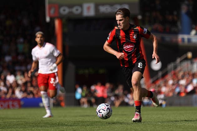 AFC Bournemouth v Liverpool 20 September 2026, Bournemouth - Premier League Football - AFC Bournemouth v Liverpool - Alex Scott of Bournemouth - Photo: Jacques Feeney Offside. Bournemouth UK Copyright: xJacquesxFeeneyx xOffsidexOffside