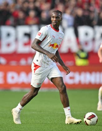 Ezechiel Banzuzi (RB Leipzig) Aktion. Fussball 1. Bundesliga, 4.Spieltag, Bayer 04 Leverkusen - RB Leipzig, am 20.09.2026 in Leverkusen Deutschland. DFL regulations prohibit any use of photographs as image sequences and or quasi-video Ã‚Â
