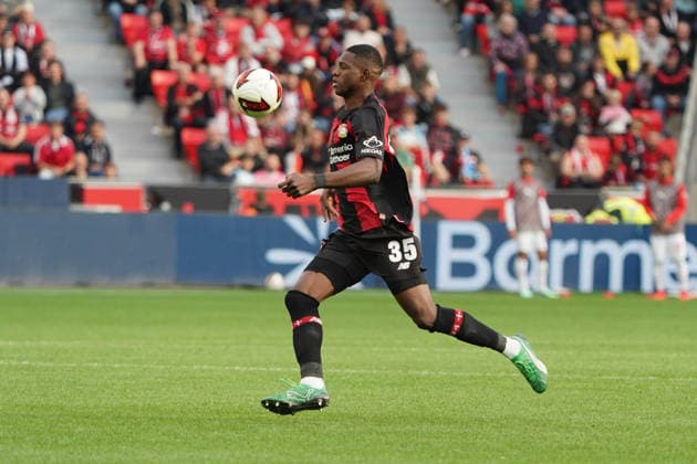Leverkusen Fussball, 1.BL saison 2026 2027 Bayer 04 Leverkusen vs RB Leipzig, 20.09.2026, Bayarena Leverkusen Christian Michel Kofane Bayer 04 Leverkusen Aktion, Einzelbild