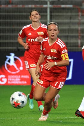 20.09.2026, GER Deutschland, Fussball, 1.Fussballbundesliga, Frauen, 2026 2027, Alte Foersterei, 1.FC Union vs. RB Leibzig Lisa Heiseler C ( 1.FC Union Berlin 7 ) 1. Liga: DFB DFL regulations prohibit any use of photographs as image sequences and or quasi-video) nordphoto GmbH Engler Berlin Stadion Alte Foersterei Berlin Deutschland Copyright: xNordphotox xEnglerx