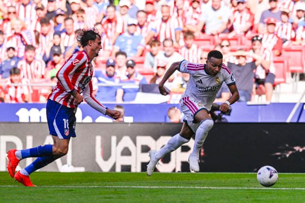 September 20, 2026, Madrid, Madrid, Spain: 10 KYLIAN MBAPPE of Real Madrid CF in action during the match between ATLETICO DE MADRID Vs REAL MADRID CF, part of Matchday 7 of the 2026-27 Spanish Primera DivisioÂ³n season, played at the Riyadh Air Metropolitano in Madrid, Spain. Madrid Spain - ZUMAc312 20260920_zsp_c312_068 Copyright: xOscarxManuelxSanchezx