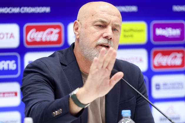 press conference, PK, Pressekonferenz of Bosnia and Herzegovina head coach Sergej Barbarez Bosnia and Herzegovina head coach Sergej Barbarez speaks during a press conference in Sarajevo, Bosnia and Herzegovina, on September 21, 2026, ahead of the UEFA Nations League matches against Poland, Romania and Sweden.  ArminxDurgut PIXSELL