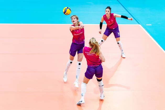 20.09.2026, GER, Volleyball, Frauen, Funke Volley Cup, Saison 26 27, 3. Turniertag, Dresdner SC (Dresdner Sportclub 1898) - KS DevelopRes Rzeszow Julita Piasecka (KS DevelopRes Rzeszow) 99089 Erfurt Sporthalle Sportanlage Rieths Thüringen Deutschland