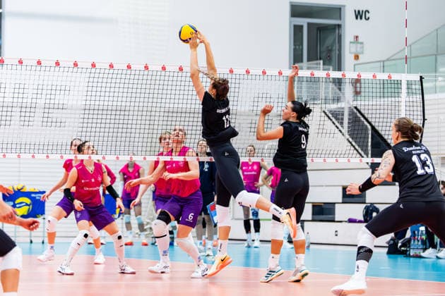 20.09.2026, GER, Volleyball, Frauen, Funke Volley Cup, Saison 26 27, 3. Turniertag, Dresdner SC (Dresdner Sportclub 1898) - KS DevelopRes Rzeszow Mette Marleen Pfeffer (Dresdner Sportclub 1898 Dresdner SC) 99089 Erfurt Sporthalle Sportanlage Rieths Thüringen Deutschland