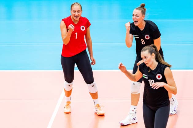 20.09.2026, GER, Volleyball, Frauen, Funke Volley Cup, Saison 26 27, 3. Turniertag, Dresdner SC (Dresdner Sportclub 1898) - KS DevelopRes Rzeszow Jette Kuipers (Dresdner Sportclub 1898 Dresdner SC) 99089 Erfurt Sporthalle Sportanlage Rieths Thüringen Deutschland