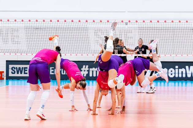 20.09.2026, GER, Volleyball, Frauen, Funke Volley Cup, Saison 26 27, 3. Turniertag, Dresdner SC (Dresdner Sportclub 1898) - KS DevelopRes Rzeszow 99089 Erfurt Sporthalle Sportanlage Rieths Thüringen Deutschland