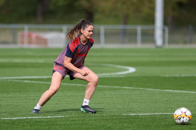 Sarah Zadrazil (FC Bayern Muenchen, 25), GER, FC Bayern Muenchen Frauen Abschlusstraining, Fussball, UEFA Womens Champions League, Saison 2026 2027, 21.09.2026, GER, FC Bayern Muenchen Frauen Abschlusstraining, Fussball, UEFA Womens Champions League, Saison 2026 2027, 21.09.2026 Muenchen Copyright: xEibner-Pressefoto JennixMaulx EP_JML