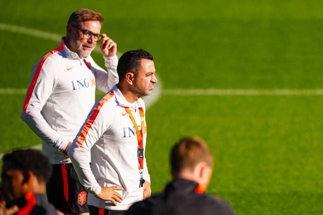 ZEIST , 21-09-2026 , KNVB Campus , season 2026 2027 , Dutch International football , Training session Netherlands , picture shows Netherlands trainer coach Xavi Hernandez Training Netherlands 21-09-2026  x207384421x Copyright: