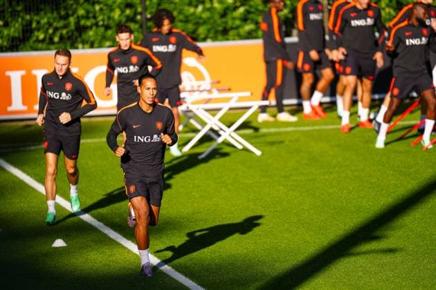 ZEIST , 21-09-2026 , KNVB Campus , season 2026 2027 , Dutch International football , Training session Netherlands , picture shows Netherlands player Virgil van Dijk during the first training Training Netherlands 21-09-2026  x207384511x Copyright: