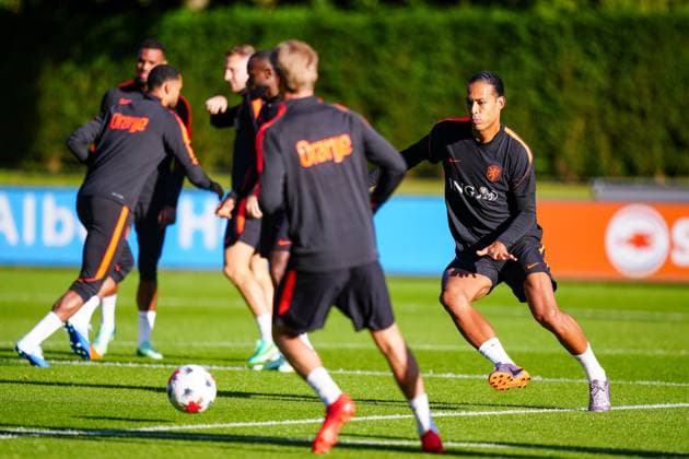 ZEIST , 21-09-2026 , KNVB Campus , season 2026 2027 , Dutch International football , Training session Netherlands , picture shows Netherlands player Virgil van Dijk during the first training Training Netherlands 21-09-2026  x207384701x Copyright:
