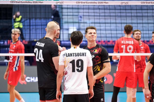 Belgium vs Czechia at Final Eight of the CEV Enel EuroVolley 2026 Men at PalaVela in Turin, Italy Seppe Rotty of Belgium during the Belgium vs Czechia match at Final Eight of the CEV Enel EuroVolley 2026 Men at PalaVela in Turin, Italy, on September 21, 2026. Belgium wins the match against Czechia with a score 3-1., Credit:Davide Di Lalla Unicode Images Davide Di Lalla Avalon Italy, Turin, PalaVela  Copyright: xDavidexDixLalla UnicodexImagesx xDavidexDixLallax xAvalonx 1137090082