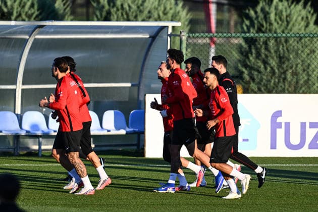 Turkiye national football team begins preparations for France match ISTANBUL, TURKIYE - SEPTEMBER 21: Turkiye s national football team trains at the Hasan Dogan National Teams Camp and Training Facilities in Riva as preparations begin for their UEFA Nations League A Group 1 match against France, scheduled to be played in Kocaeli on September 25, in Istanbul, Turkiye, on September 21, 2026. Hakan Akgun Anadolu Istanbul Turkey. Editorial use only. Please get in touch for any other usage.  Copyright: x2026xAnadoluxHakanxAkgunx