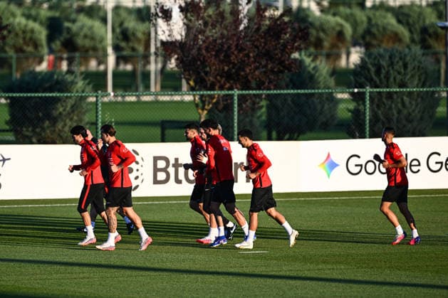 Turkiye national football team begins preparations for France match ISTANBUL, TURKIYE - SEPTEMBER 21: Turkiye s national football team trains at the Hasan Dogan National Teams Camp and Training Facilities in Riva as preparations begin for their UEFA Nations League A Group 1 match against France, scheduled to be played in Kocaeli on September 25, in Istanbul, Turkiye, on September 21, 2026. Hakan Akgun Anadolu Istanbul Turkey. Editorial use only. Please get in touch for any other usage.  Copyright: x2026xAnadoluxHakanxAkgunx
