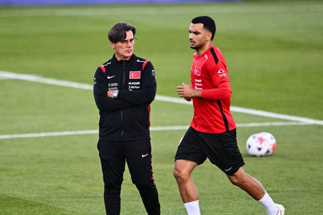Turkish national football team prepares for UEFA Nations League clash against France ISTANBUL, TURKIYE - SEPTEMBER 21: Turkish national football team attends a training session under the lead of head coach Vincenzo Montella ahead of the UEFA Nations League A Group 1 clash against France, at Hasan Dogan Facilities in Istanbul, Turkiye on September 21, 2026. Hakan Akgun Anadolu Istanbul Turkey. Editorial use only. Please get in touch for any other usage.  Copyright: x2026xAnadoluxHakanxAkgunx