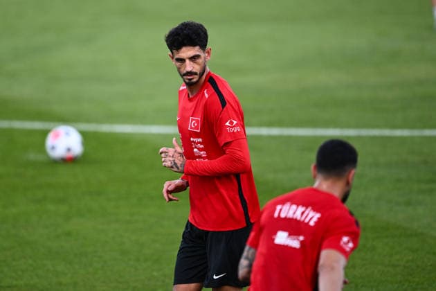 Turkish national football team prepares for UEFA Nations League clash against France ISTANBUL, TURKIYE - SEPTEMBER 21: Samet Akaydin of Turkish national football team attends a training session under the lead of head coach Vincenzo Montella ahead of the UEFA Nations League A Group 1 clash against France, at Hasan Dogan Facilities in Istanbul, Turkiye on September 21, 2026. Hakan Akgun Anadolu Istanbul Turkey. Editorial use only. Please get in touch for any other usage.  Copyright: x2026xAnadoluxHakanxAkgunx