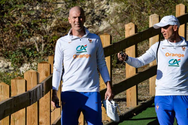 FOOTBALL : Entrainement de l™Equipe de France - 21 09 2026 ZinÃ dine Zidane (France) ClairefontaineFrance  Copyright: xBaptistexAutissierx