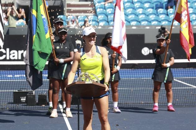 RECORD DATE NOT STATED Kaitlin Quevedo wins the singles title at the Sao Paulo Open. Sao Paulo (SP), 09 21 2026 Tennis SP Open Spaniard Kaitlin Quevedo defeated Argentinian Nadia Podoroska 4 6, 6 4, 6 2, this Monday (21), at Parque Villa-Lobos, in Sao Paulo, and won the singles title at the SP Open.(Foto: Leco Viana Thenews2 imago images) SPO  Copyright: xLecoxVianax