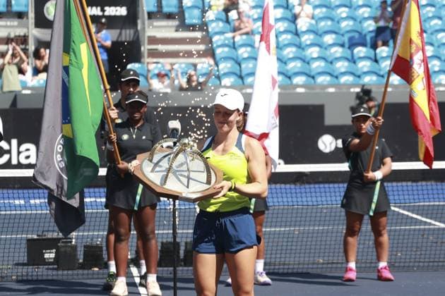 RECORD DATE NOT STATED Kaitlin Quevedo wins the singles title at the Sao Paulo Open. Sao Paulo (SP), 09 21 2026 Tennis SP Open Spaniard Kaitlin Quevedo defeated Argentinian Nadia Podoroska 4 6, 6 4, 6 2, this Monday (21), at Parque Villa-Lobos, in Sao Paulo, and won the singles title at the SP Open.(Foto: Leco Viana Thenews2 imago images) SPO  Copyright: xLecoxVianax