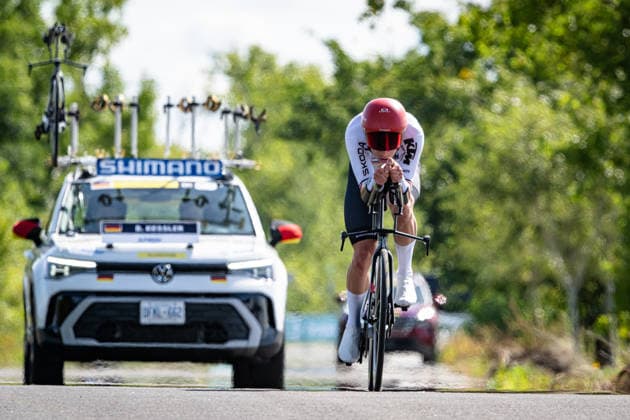 KESSLER Bruno: UCI Road cycling, Rad, Radsport, Strasse World Championships - Montreal Canada 2026 KESSLER Bruno ( GER ) Germany Querformat - quer - horizontal - Landscape - Event Veranstaltung: UCI Road Cycling World Championships Montreal-Canada 2026 - Category Kategorie: Cycling - Road Cycling World Championships Elite Men U23 - Location Ort: North America - Canada - Quebec - Montreal - Start: Montreal - Finish: Montreal Individual Time Trail ( ITT ) - Distance: 31,3 km - Date Datum: 21.09.2026 Monday Day 2 -